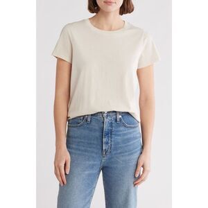 ✨Madewell The Perfect Crewneck Sz Medium Tee in Allday Jersey✨